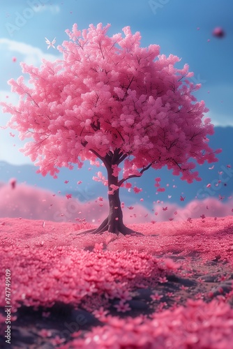 **Cherry Blossom Grove Photo 4K ©  ALLAH LOVE