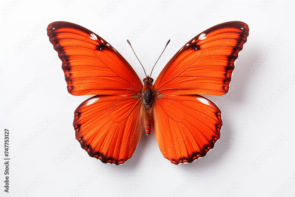Obraz premium Butterfly isolated on white background.