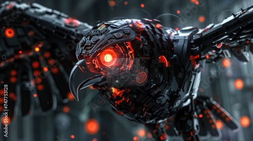 FIRE EAGLE ROBOT WITH MOLECULAR POINT CONCEPT
