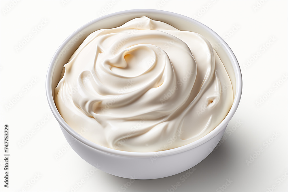 Cream isolated on white background. Cream isolated on white background.