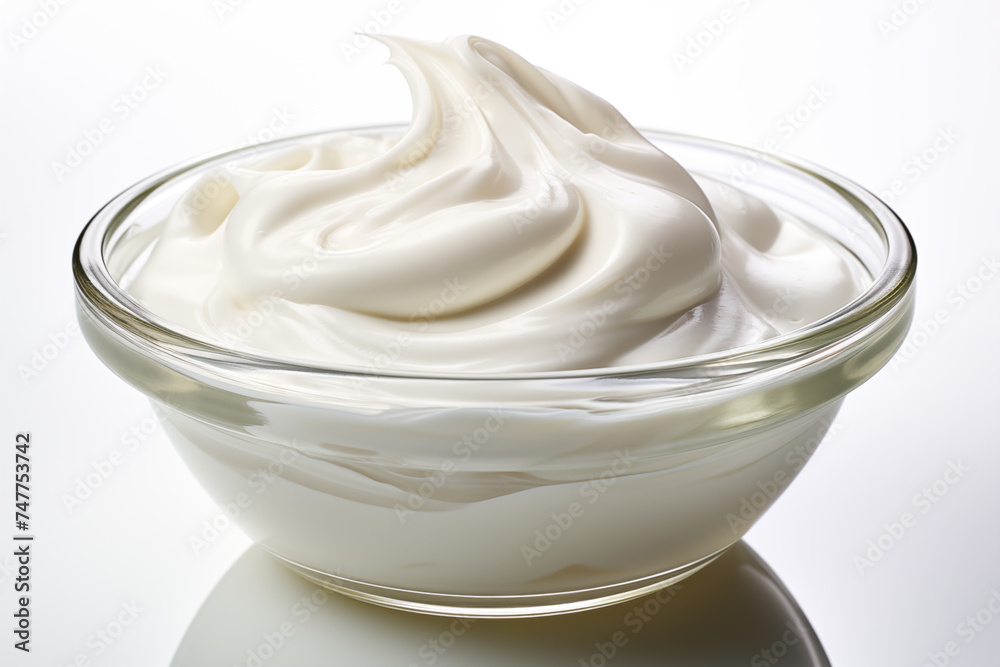 Cream isolated on white background. Cream isolated on white background.