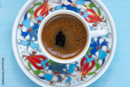 Turkish Coffee (Turk Kahvesi) and Colorful Turkish Delights Photo, Uskudar Istanbul, Turkiye (Turkey) photo