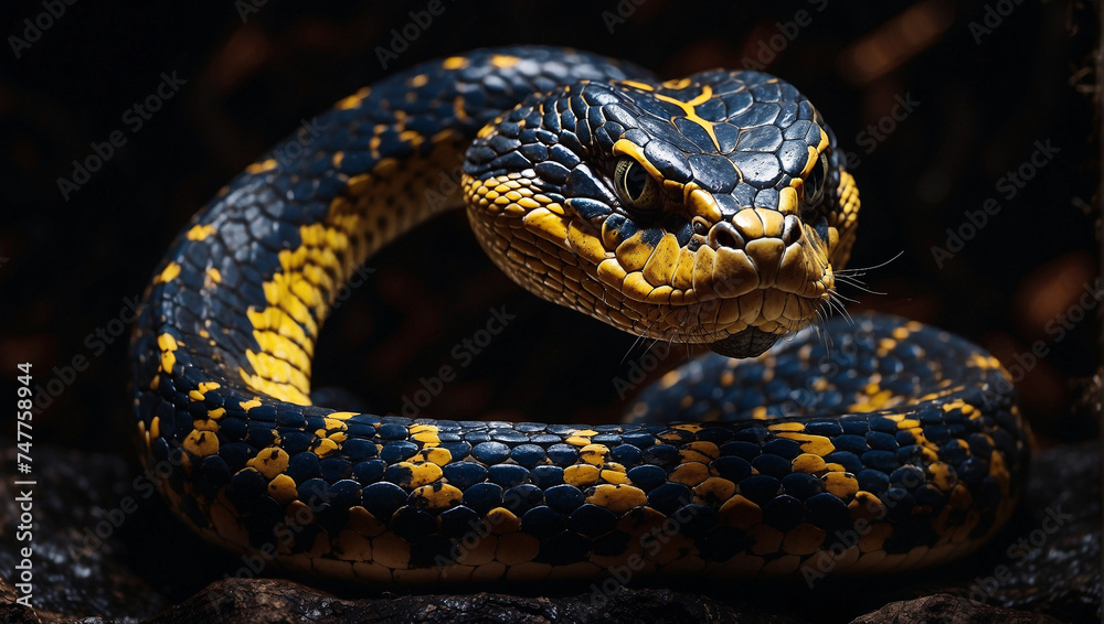 Fototapeta premium close up of a snake