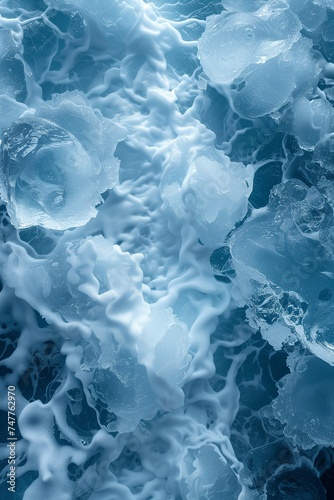 **Glacial Lagoon with Icebergs Photo 4K