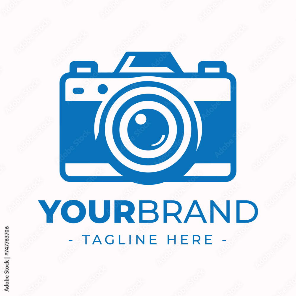 Camera logo vector illustration template Camera logo vector illustration template