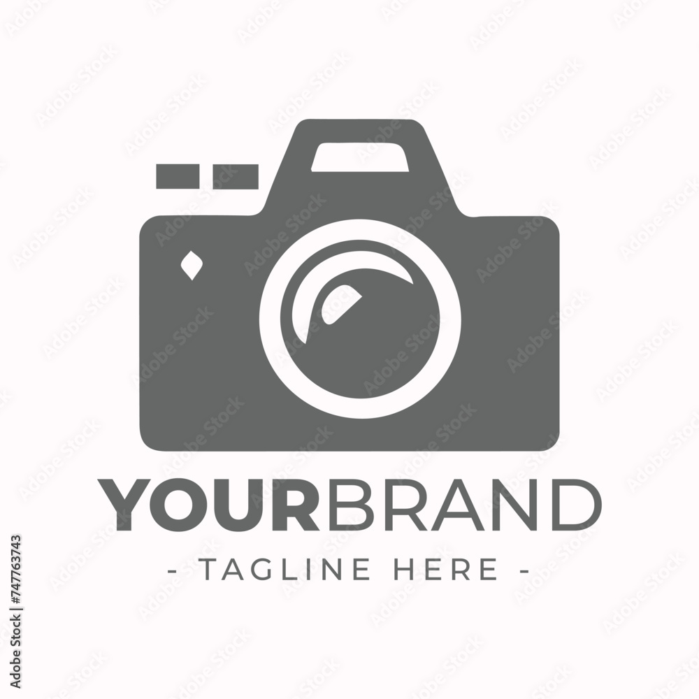 Camera logo vector illustration template Camera logo vector illustration template
