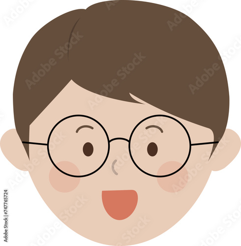 회사원 직장인 선생님 교사 얼굴 일러스트 teacher face