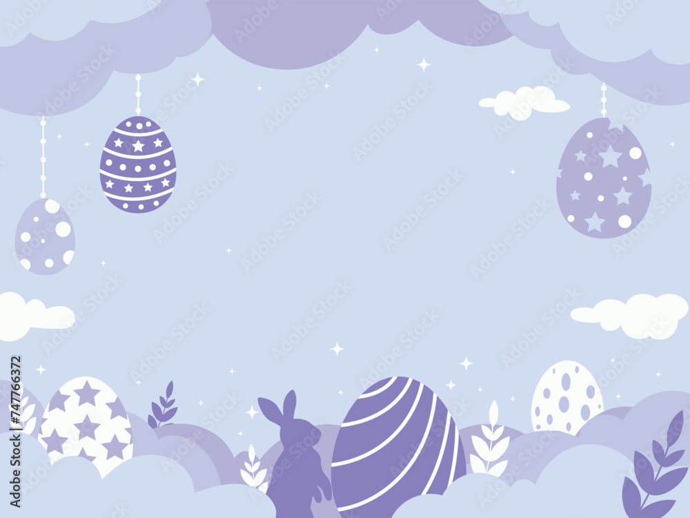 Easter Illustration Poster Background Wallpaper vector Easter Illustration Poster Background Wallpaper vector
