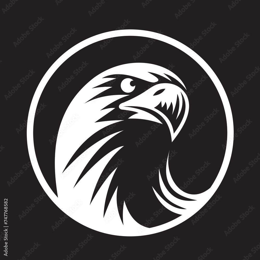 Eagle black beck ground vector design Eagle black beck ground vector design