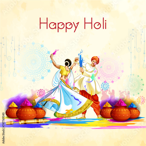 happy Holi creative