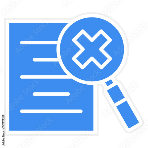 Data Infringement Icon Style