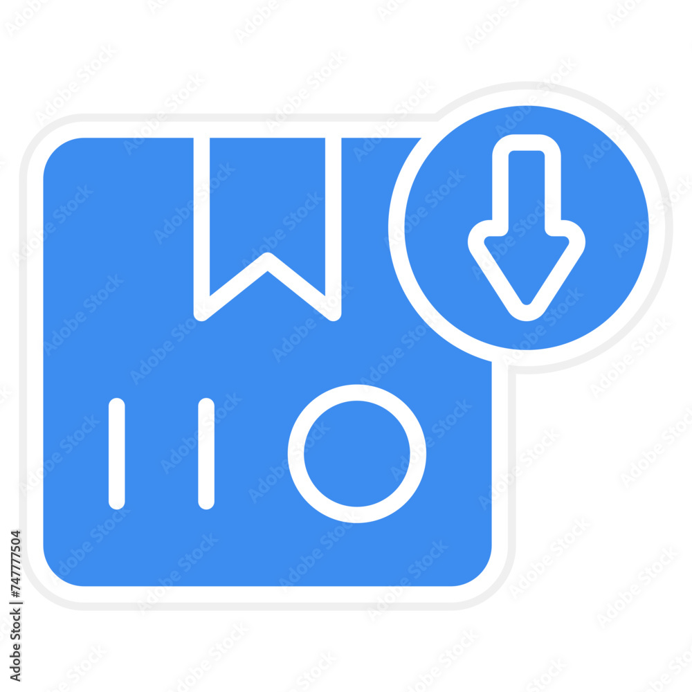 Parcel In Icon Style Parcel In Icon Style