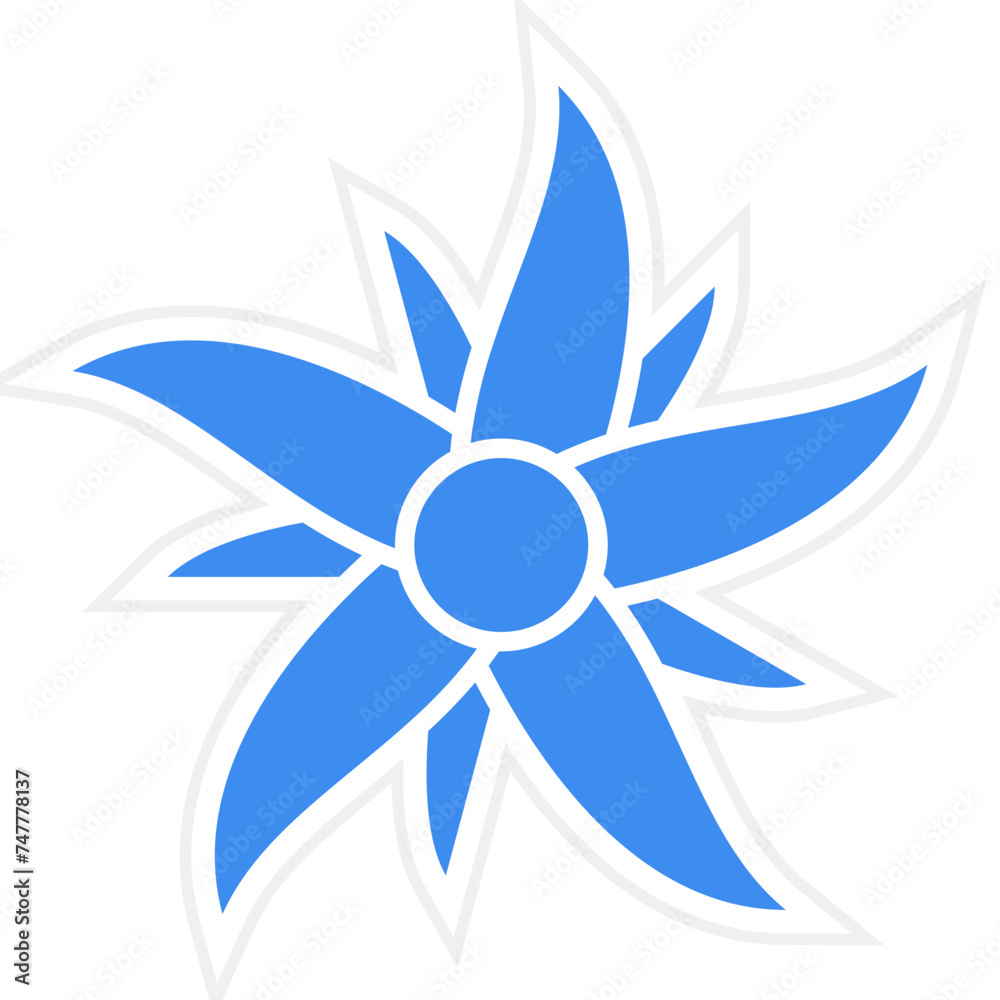 Borage Icon Style Borage Icon Style