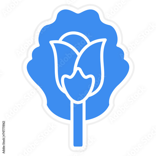 Pea Flower Icon Style