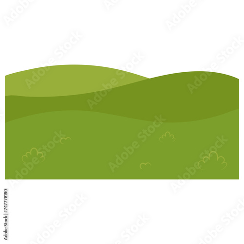 Flat Greenfield Illustration