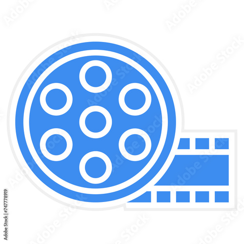 Film Reel Icon Style