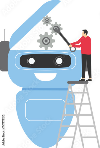 Engineering of AI technology. Fix robot.

