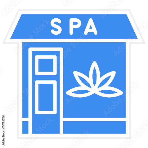 Spa Center Icon Style