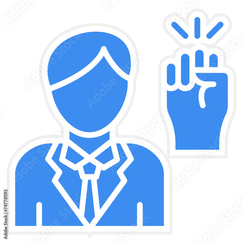 Activist Male Icon Style