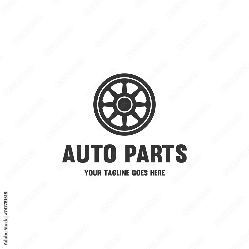 This sleek and dynamic logo design embodies the essence of the automotive parts industry. The logo features a contemporary design with iconic elements that symbolize precision, efficiency,