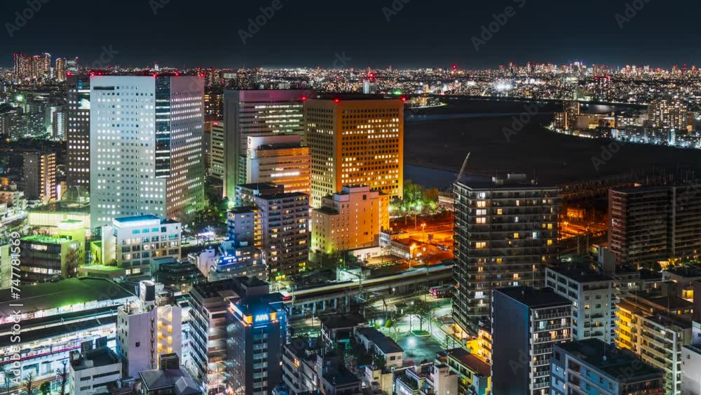 【神奈川県・川崎市】京急川崎駅周辺の都市夜景 ネオンきらめく歓楽街 タイムラプス フィックス
A group of skyscrapers in front of Kawasaki Station. A city where trains come and go - Kanagawa, Japan - Timelapse video - fix 【神奈川県・川崎市】京急川崎駅周辺の都市夜景 ネオンきらめく歓楽街 タイムラプス フィックス
A group of skyscrapers in front of Kawasaki Station. A city where trains come and go - Kanagawa, Japan - Timelapse video - fix
