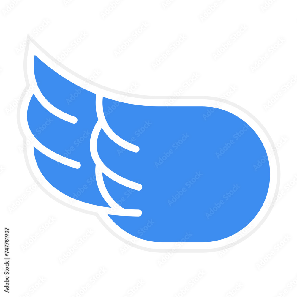 Fototapeta premium Left Wing Icon Style