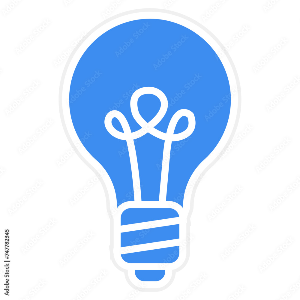 Incandescent Light Bulb Icon Style Incandescent Light Bulb Icon Style