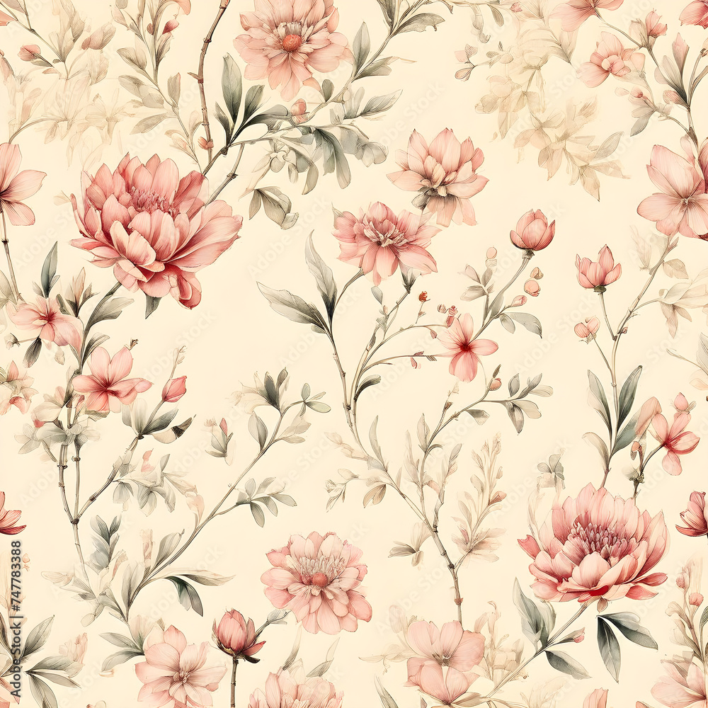 pen-drawing-wallpaper-featuring-tiny-floral-patterns-in-a-vintage-watercolor-style-with-sharp-focus