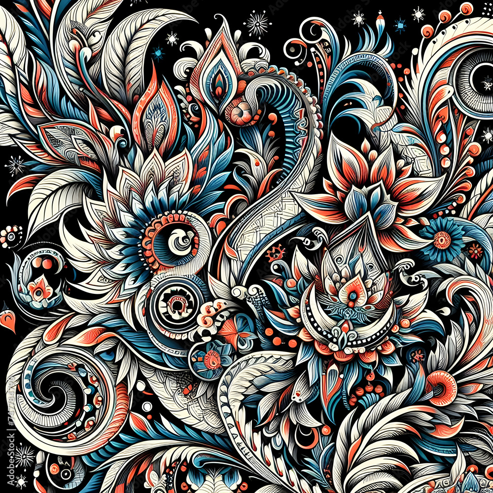 Seamless floral pattern Seamless floral pattern
