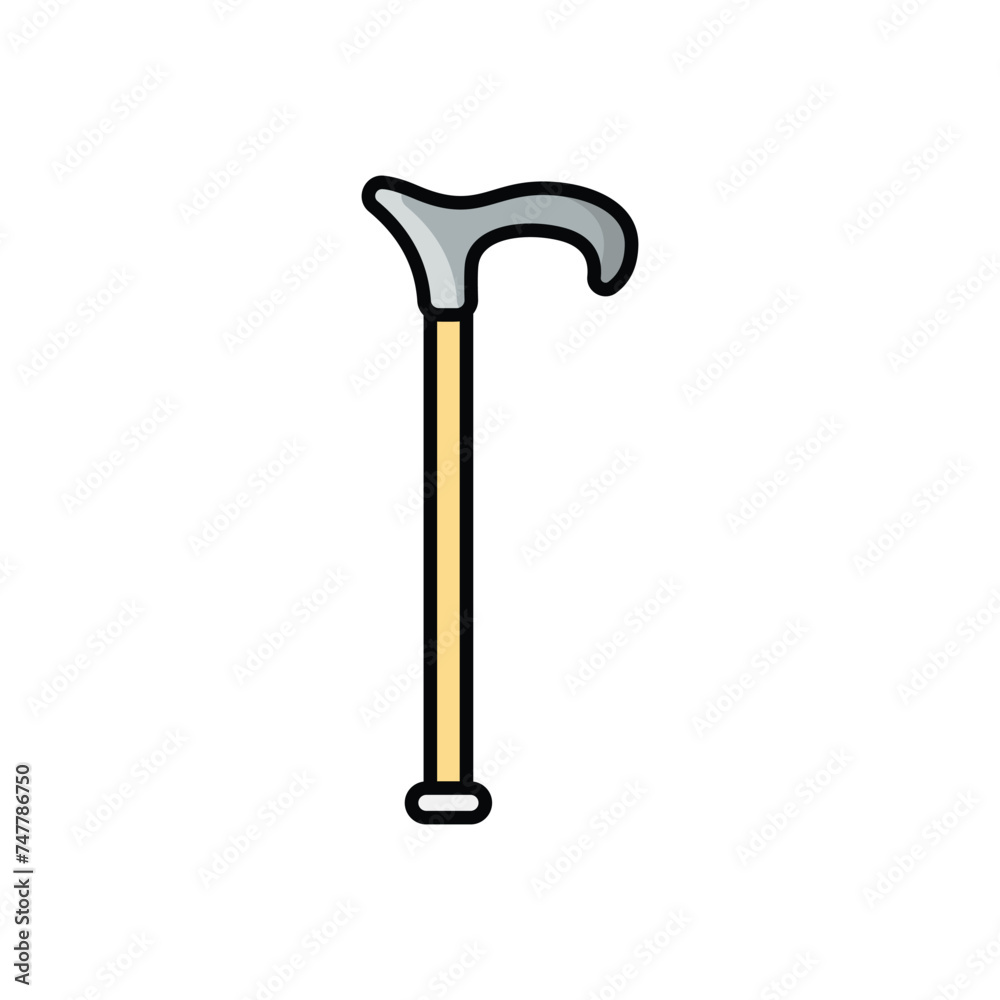 cane icon vector stock illustration cane icon vector stock illustration