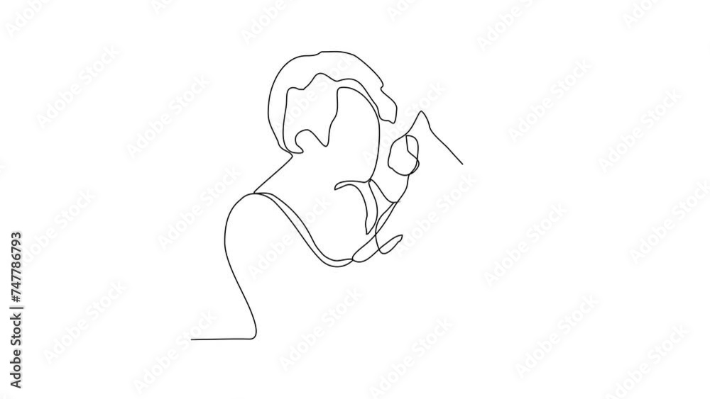 Animated self drawing of someone is playing with their pet by hugging and carrying it as video illustration. Playing with pets activity illustration in simple linear style video design concept. Animated self drawing of someone is playing with their pet by hugging and carrying it as video illustration. Playing with pets activity illustration in simple linear style video design concept.
