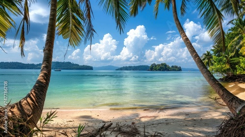 Beautiful tropical island beach - Koh Mak, Trat Thailand photo