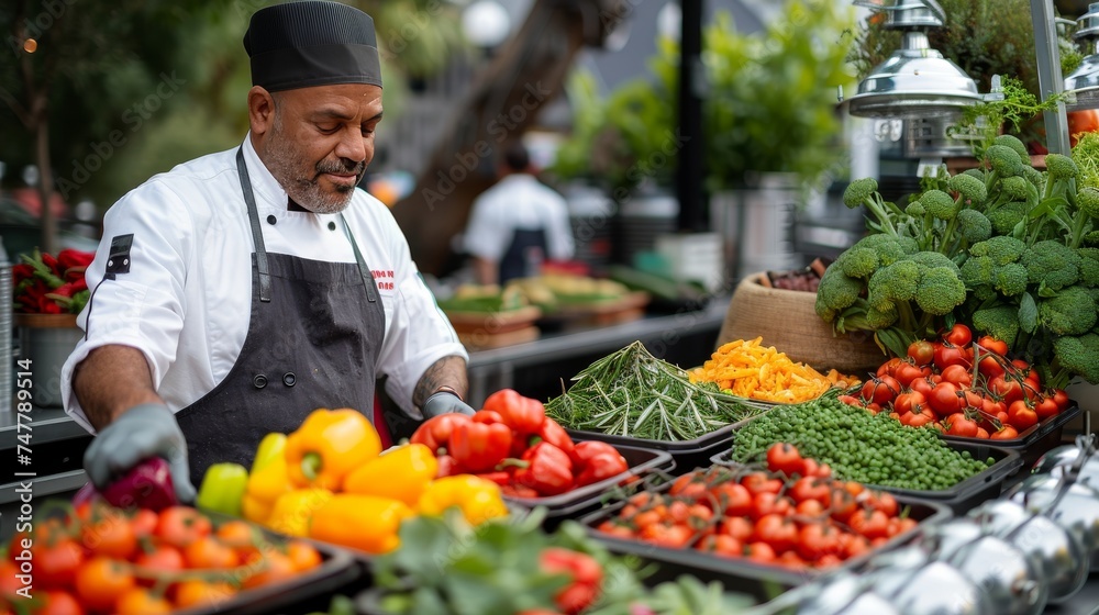 art of culinary preparation from fresh harvest, celebrating the chef's creativity and skill art of culinary preparation from fresh harvest, celebrating the chef's creativity and skill