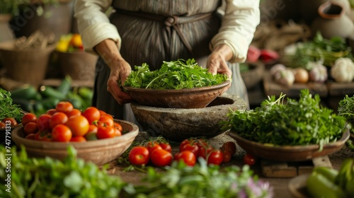 connection between farm cuisine and the revival of traditional cooking methods photo