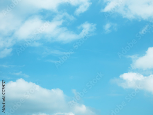 blue sky with clouds