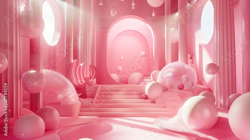 pink room interior