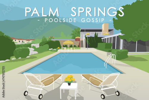 Palm springs poolside gossip iconic