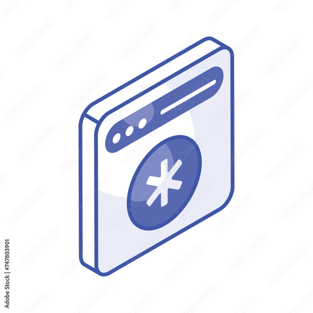 Webpage with medical sign showing concept icon of medical website, online healthcare Webpage with medical sign showing concept icon of medical website, online healthcare