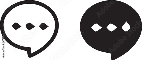  comment icons. Communication icons. Talk bubble, dialog. Web icon set. Pack of line