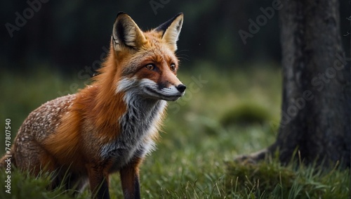 red fox vulpes © Sheraz