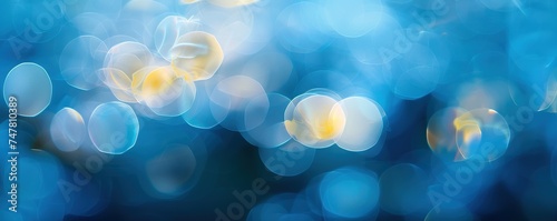 blue blurry underwater bokeh © Павел Озарчук