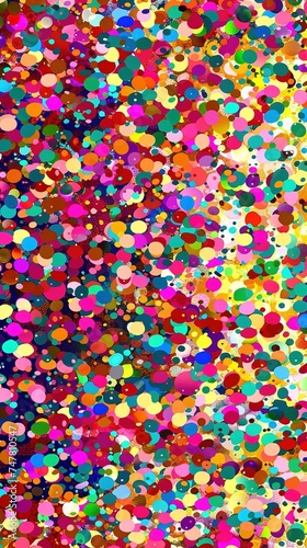 Colorful confetti as a carnival background.