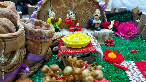 Nowruz Holiday decoration background 4k  (ID: 747810584)
