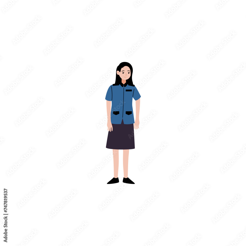mother's day pose in blue dress woman mother's day pose in blue dress woman