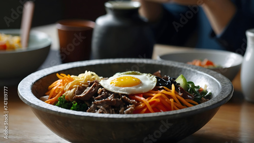 Korean Bibimbap Bowl