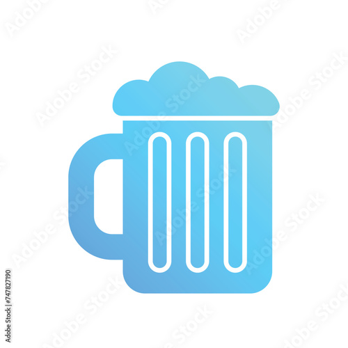 Beer icon vector stock illustration