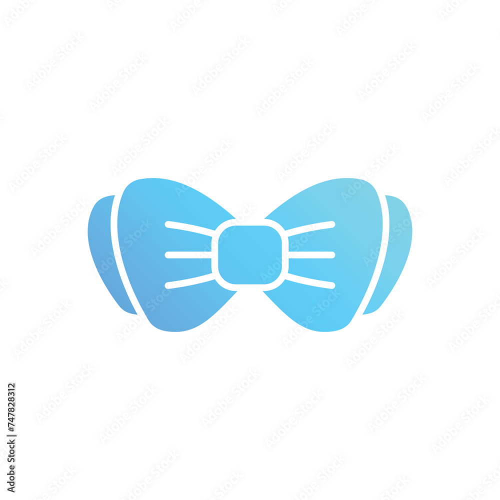 Fototapeta premium Bowtie icon vector stock illustration