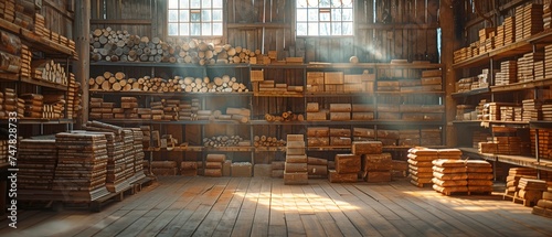 Wallpaper Mural The depot is selling wood complex. Torontodigital.ca