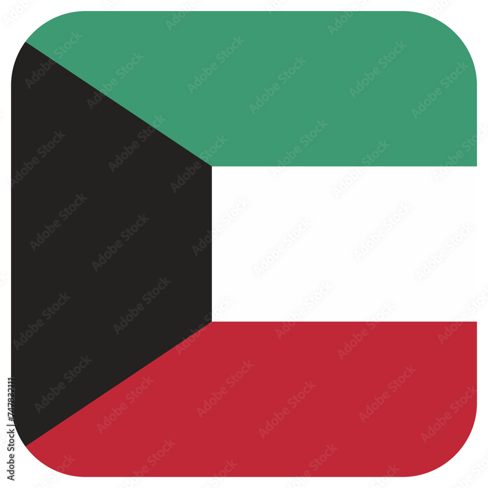 kuwait national flag