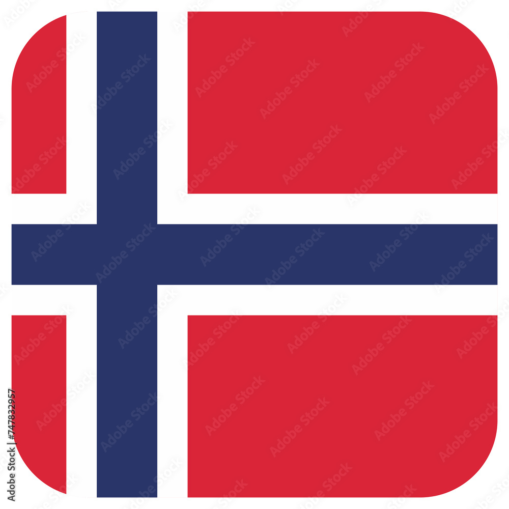 Obraz premium norway national flag